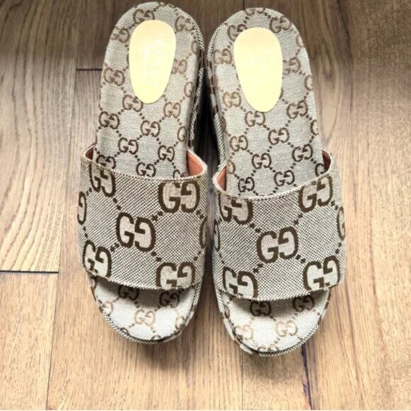 Gucci GG wedges clog, mules, sandals New - Picture 6 of 6
